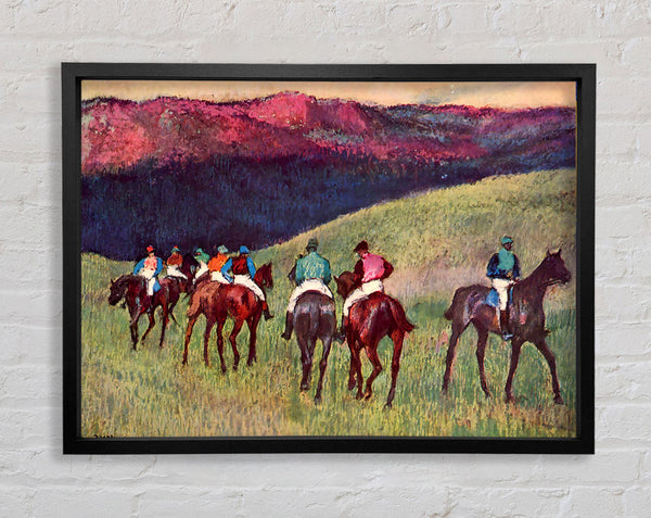 Degas Horse Racing -The Training Framed Print
