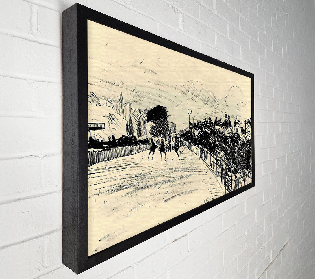  A Canvas Print of Manet Horse Racing Canvas Art