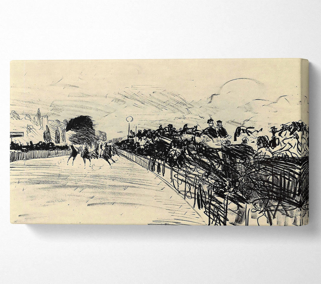  A Canvas Print of Manet Horse Racing Canvas Art