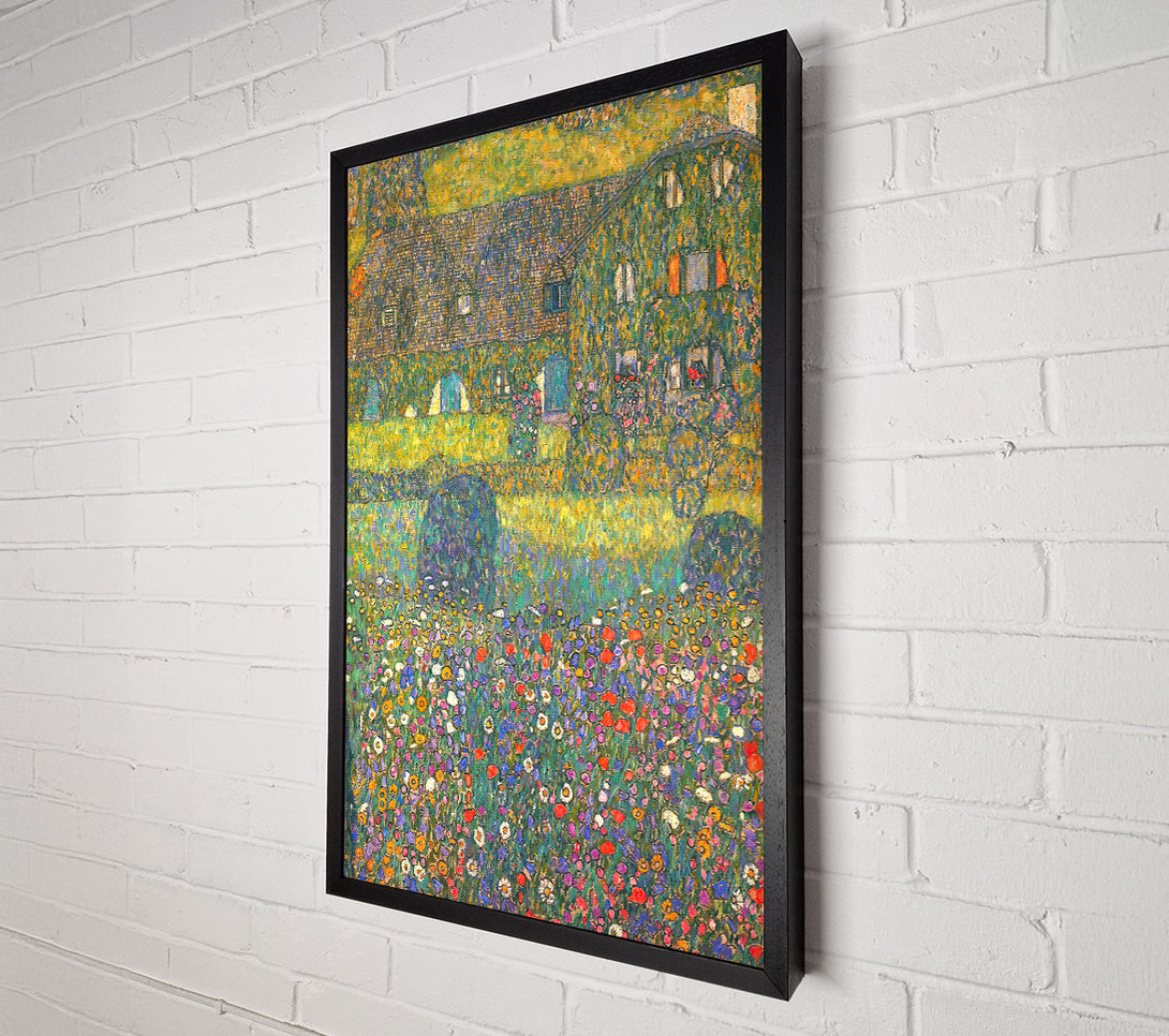  A Canvas Print of Klimt House In Attersee Canvas Art