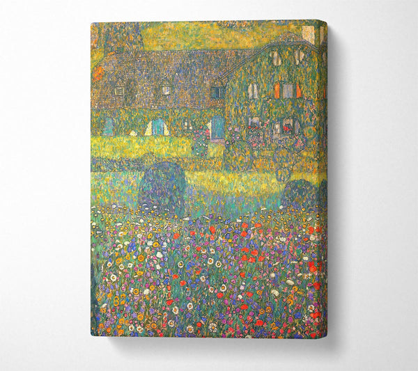  A Canvas Print of Klimt House In Attersee Canvas Art