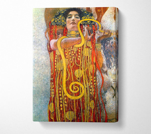  A Canvas Print of Klimt Hygeia Canvas Art