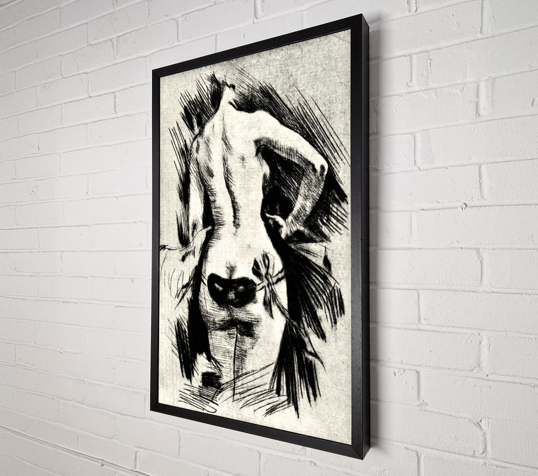  A Canvas Print of Felicien Rops Hypocracy Canvas Print