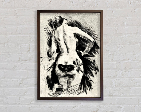 Felicien Rops Hypocracy Framed Print