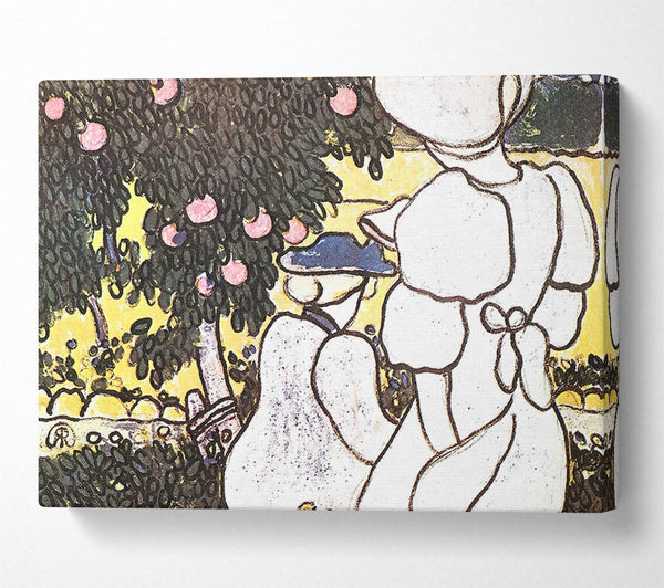  A Canvas Print of Joseph Rippl-Ronai Illustration To Les Vierges 1 Canvas Wall Art
