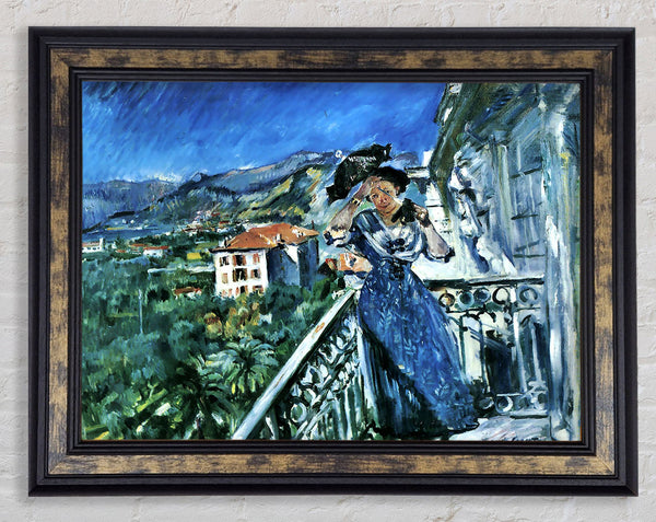 Lovis Corinth In Bordighera Framed Print