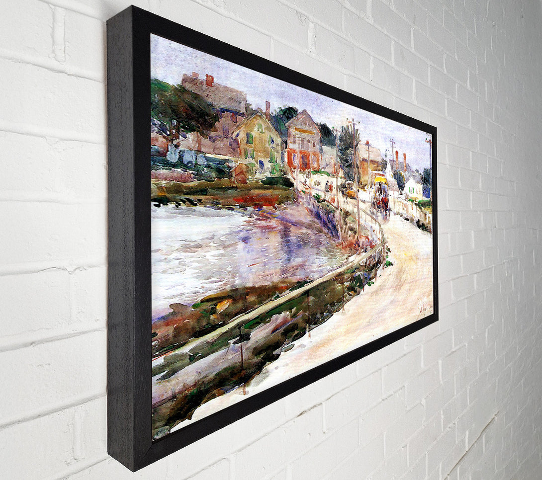  A Canvas Print of Hassam In Gloucester Canvas Print