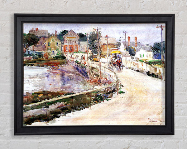 Hassam In Gloucester Framed Print