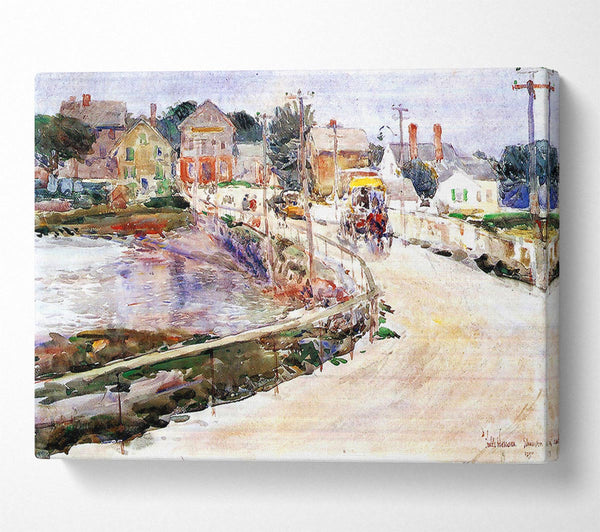  A Canvas Print of Hassam In Gloucester Canvas Print