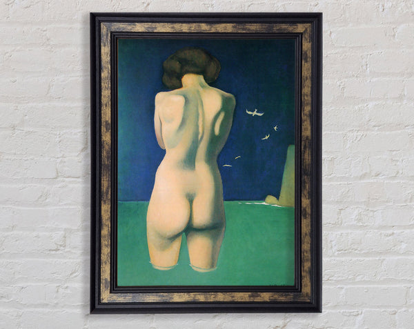 Felix Vallotton In The Water Framed Print