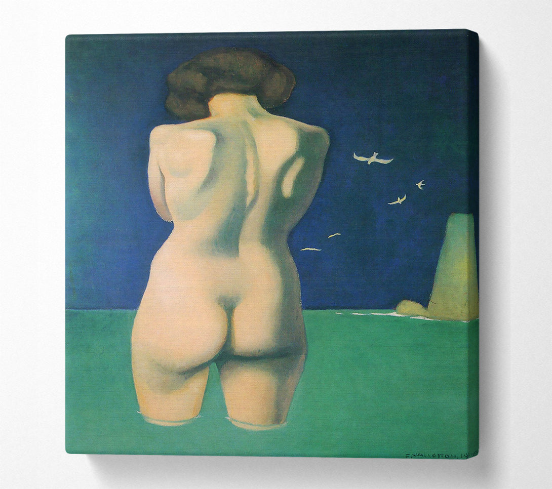  A Canvas Print of Felix Vallotton In The Water Canvas Print