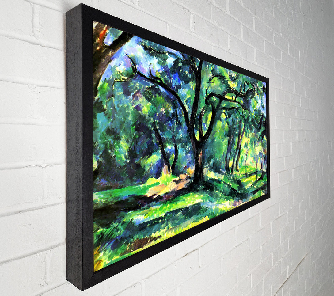  A Canvas Print of Cezanne In The Woods Canvas Art