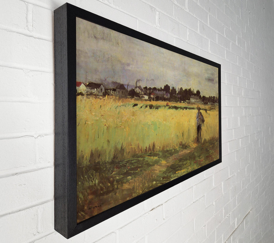  A Canvas Print of Morisot In Wheat Field Canvas Art