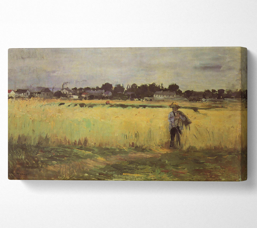  A Canvas Print of Morisot In Wheat Field Canvas Art