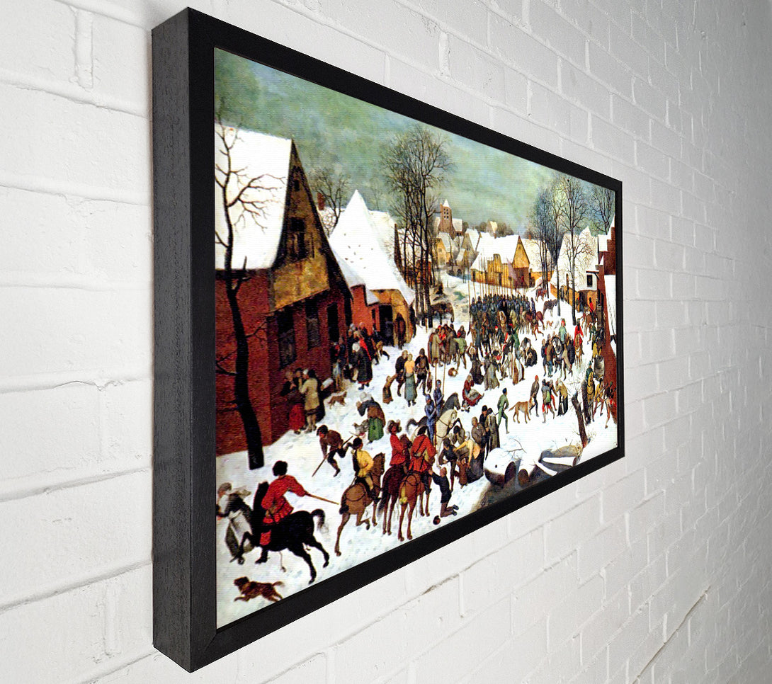  A Canvas Print of Pieter Bruegel Infanticide In Bethlehem Canvas Print