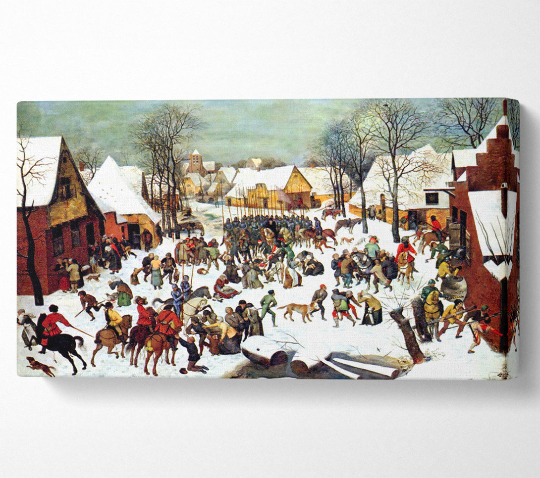  A Canvas Print of Pieter Bruegel Infanticide In Bethlehem Canvas Print