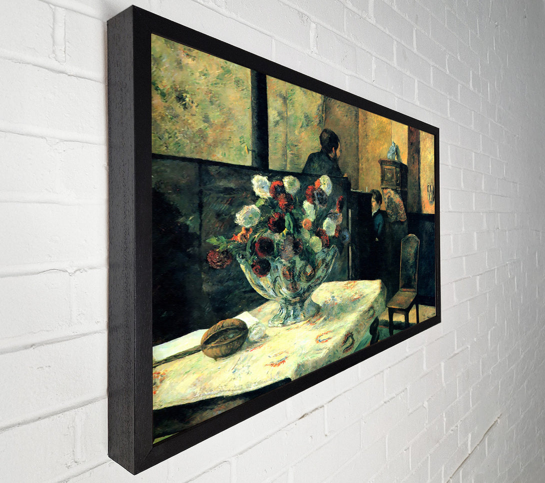  A Canvas Print of Gauguin Interior Of Painter Of Rue Carcel Canvas Art