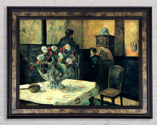Gauguin Interior Of Painter Of Rue Carcel Framed Print