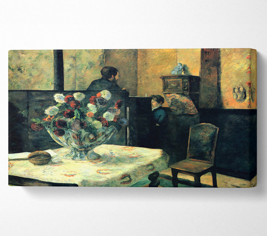  A Canvas Print of Gauguin Interior Of Painter Of Rue Carcel Canvas Art