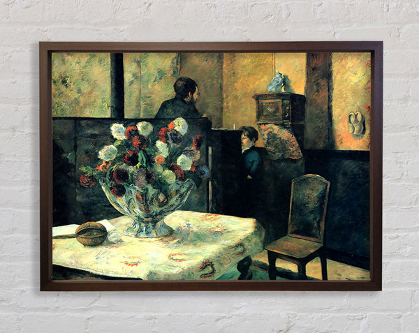 Gauguin Interior Of Painter Of Rue Carcel Framed Print