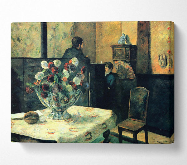  A Canvas Print of Gauguin Interior Of Painter Of Rue Carcel Canvas Art