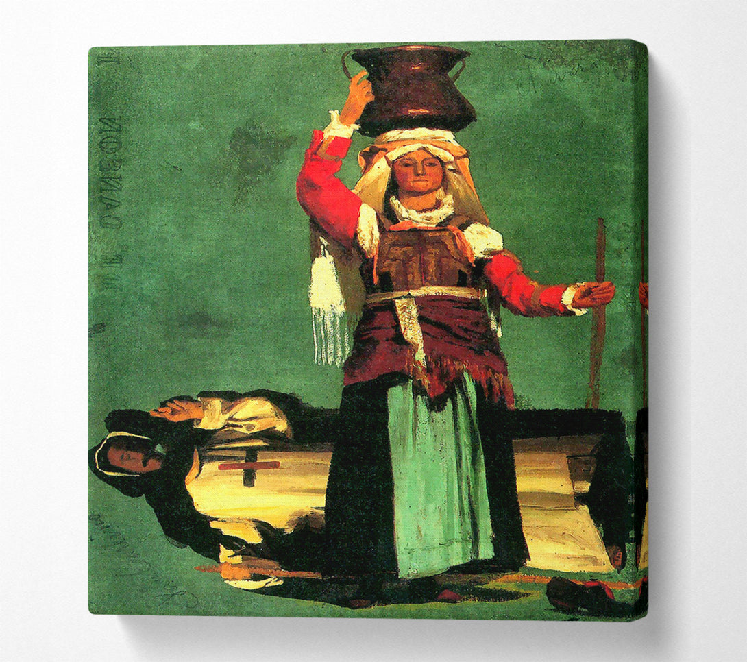  A Canvas Print of Bierstadt Italian Costume Studies Canvas Print