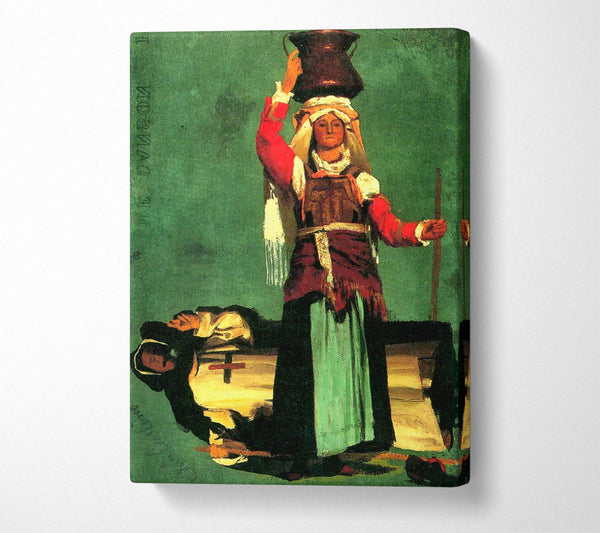  A Canvas Print of Bierstadt Italian Costume Studies Canvas Print