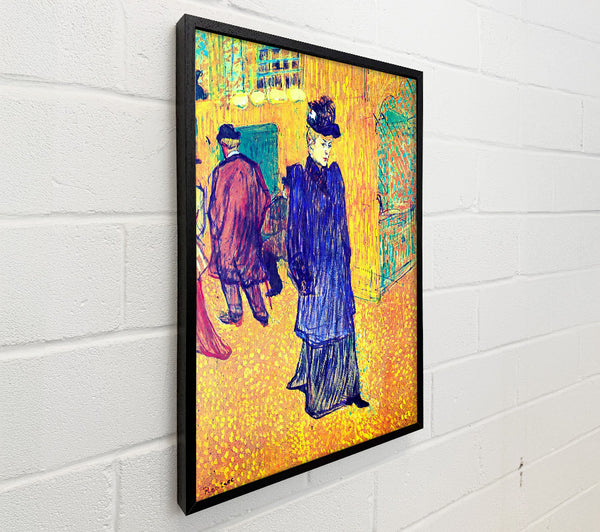 Toulouse Lautrec Jane Avril Leaves The Moulin Rouge
