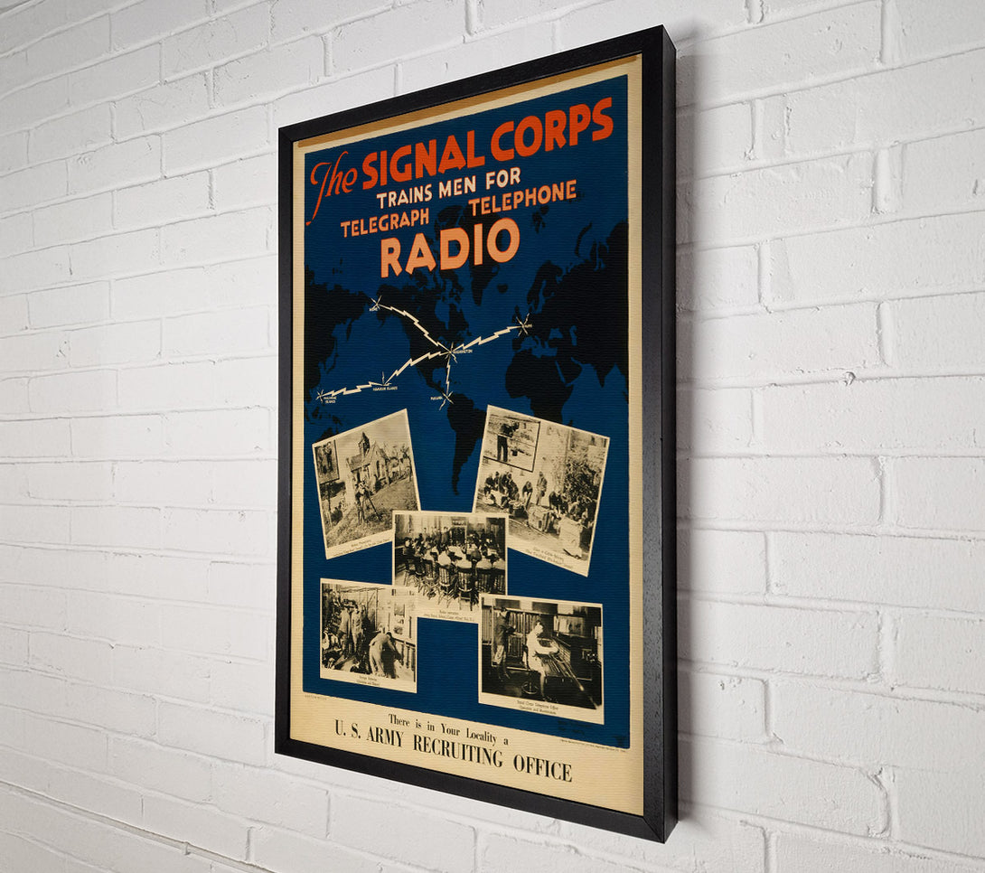  A Canvas Print of Join The Signal Corps Canvas Art