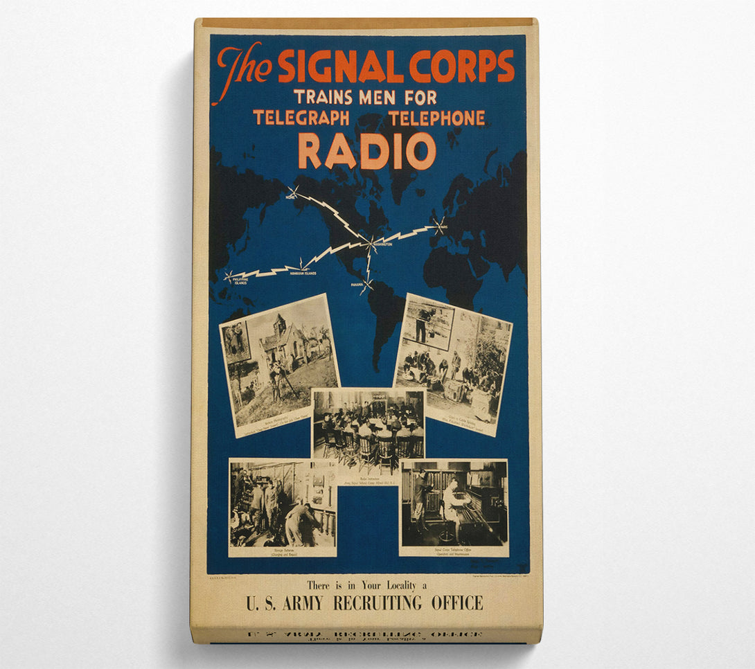  A Canvas Print of Join The Signal Corps Canvas Art