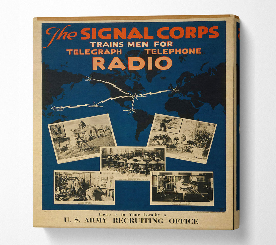  A Canvas Print of Join The Signal Corps Canvas Art