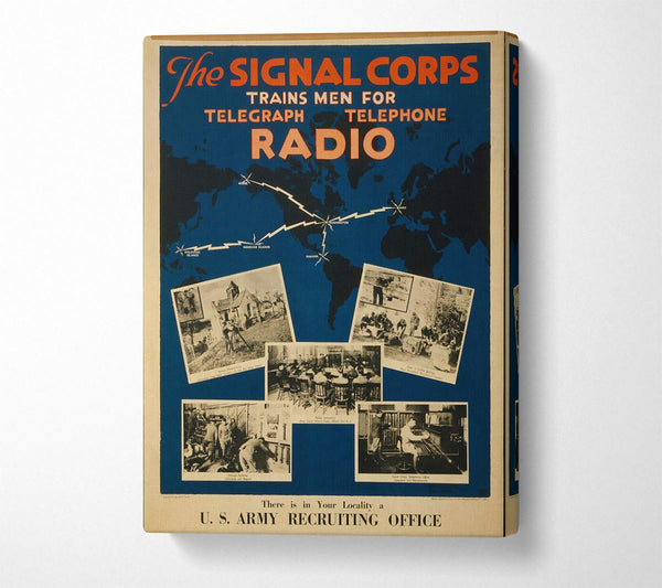  A Canvas Print of Join The Signal Corps Canvas Art