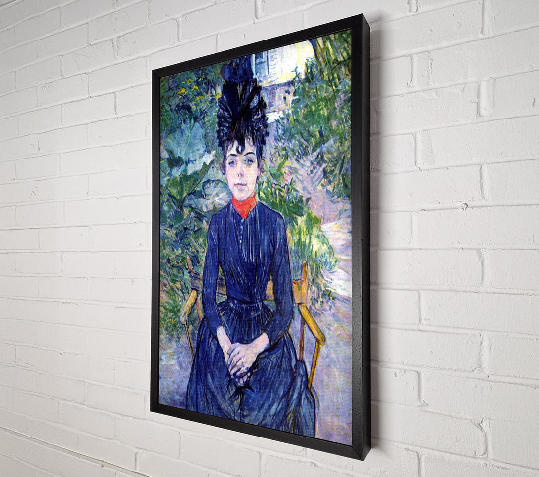  A Canvas Print of Toulouse Lautrec Justine Dieuhl Canvas Wall Art