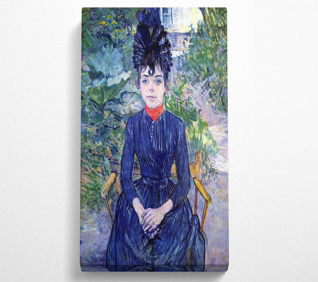  A Canvas Print of Toulouse Lautrec Justine Dieuhl Canvas Wall Art
