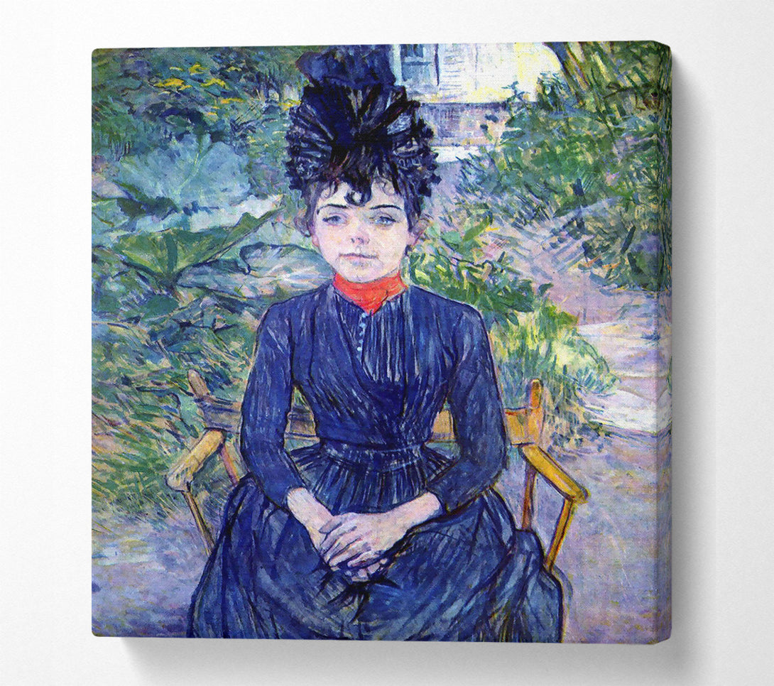  A Canvas Print of Toulouse Lautrec Justine Dieuhl Canvas Wall Art