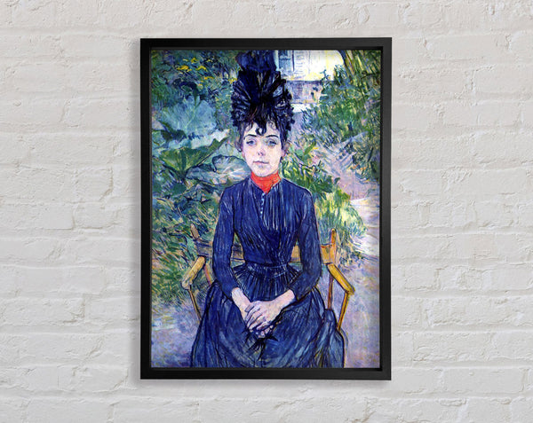 Toulouse Lautrec Justine Dieuhl Framed Print