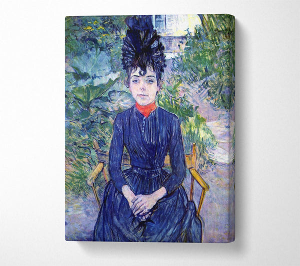  A Canvas Print of Toulouse Lautrec Justine Dieuhl Canvas Wall Art
