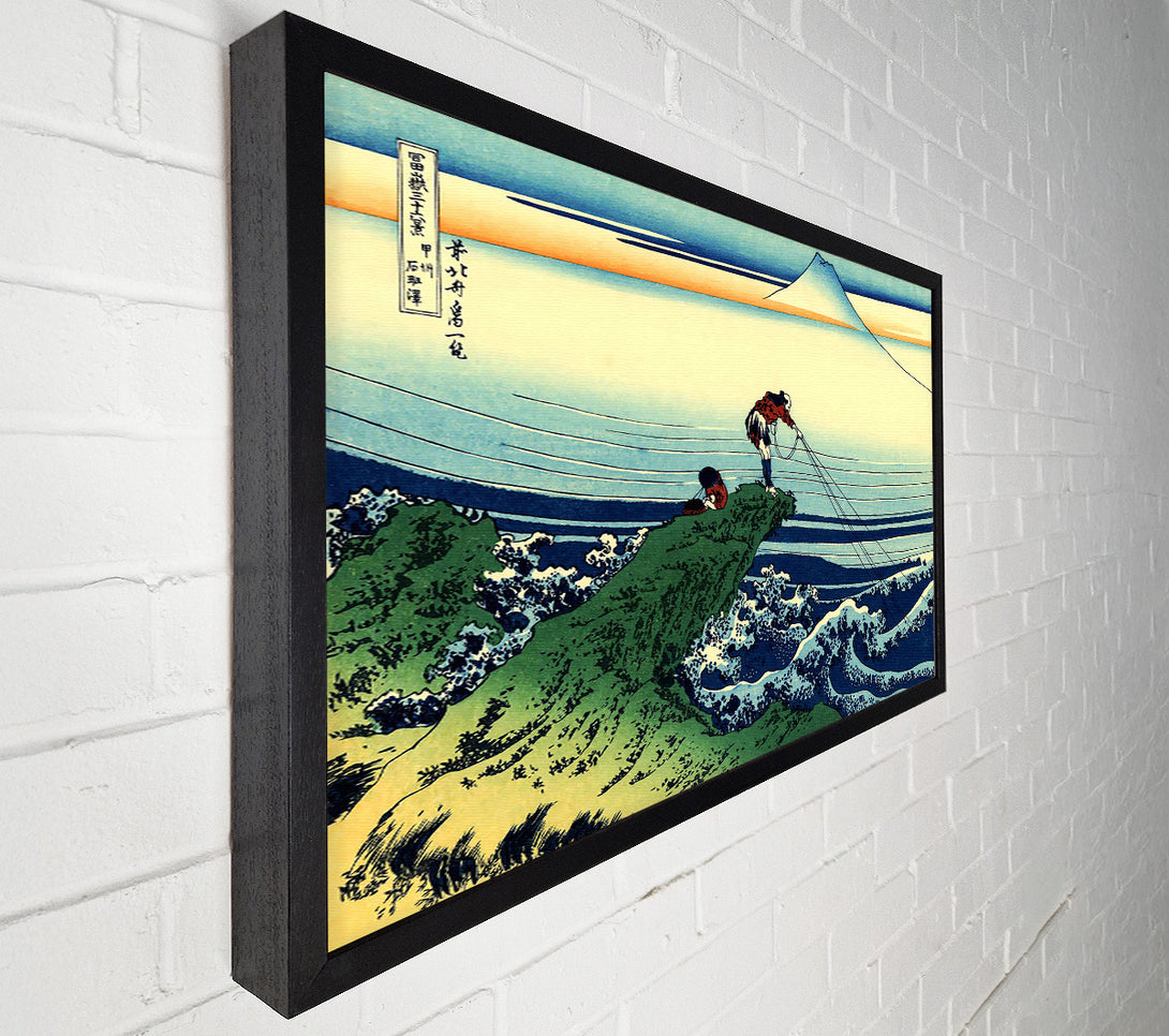  A Canvas Print of Hokusai Kajikazawa In Kai Province Canvas Wall Art