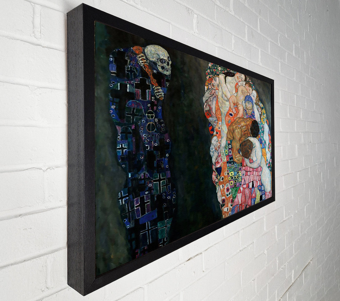  A Canvas Print of Klimt Death And Life Canvas Art