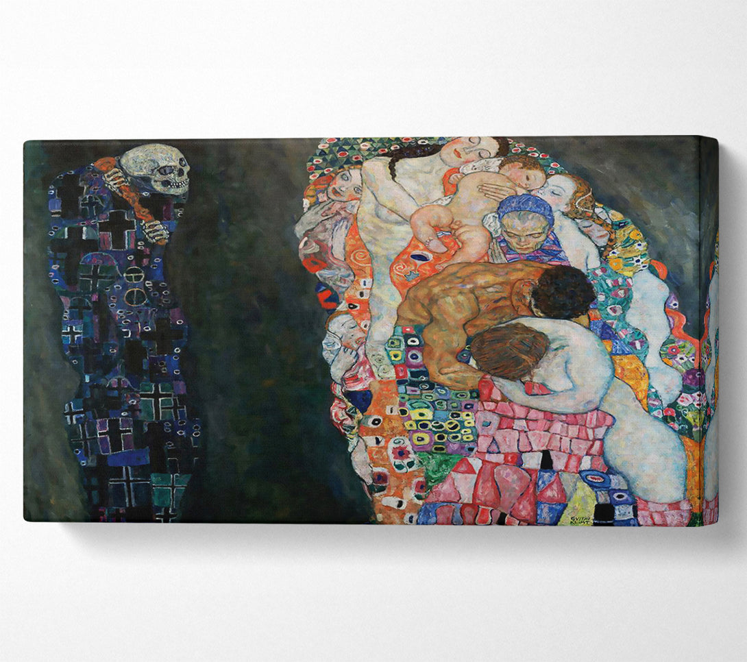  A Canvas Print of Klimt Death And Life Canvas Art