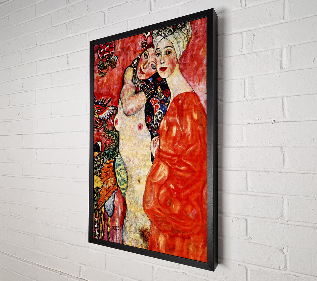  A Canvas Print of Klimt Girlfriends Canvas Wall Art