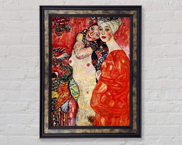 Klimt Girlfriends Framed Print
