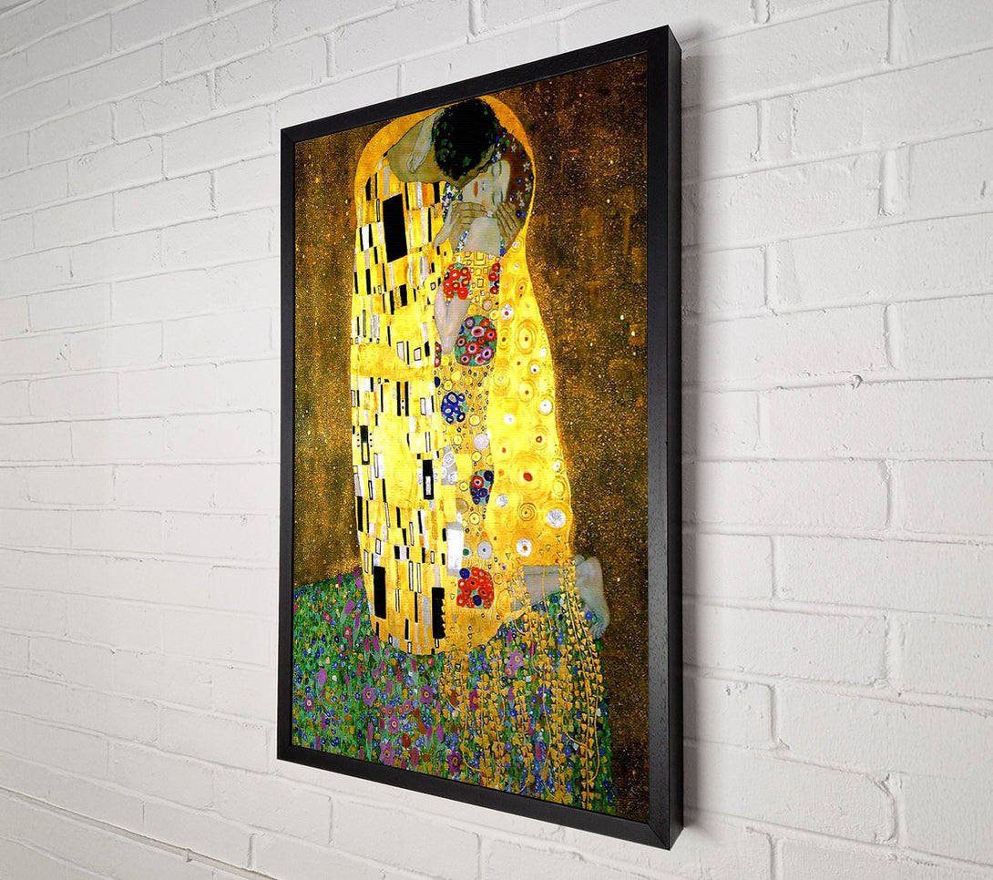  A Canvas Print of Klimt The Kiss 2 Canvas Print