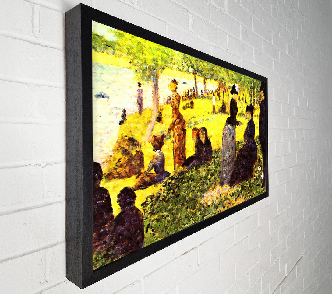  A Canvas Print of Seurat La Grande Jatte By Excursionists Canvas Wall Art