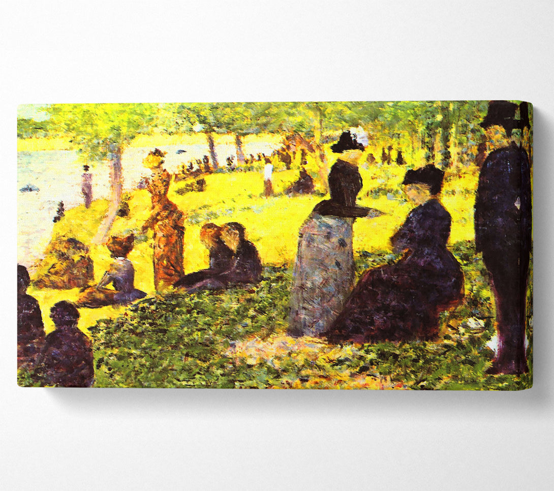  A Canvas Print of Seurat La Grande Jatte By Excursionists Canvas Wall Art