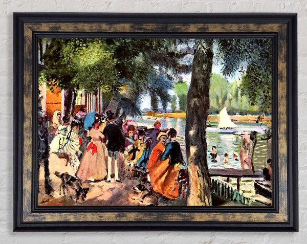 Monet La Grenouillere Framed Print