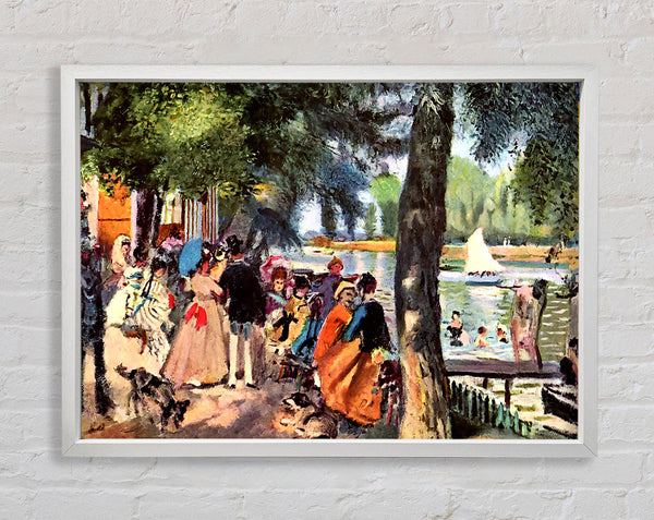 Monet La Grenouillere Framed Print