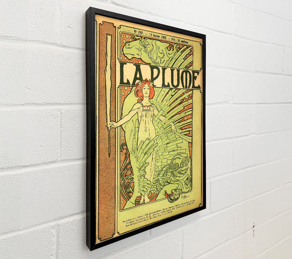 Alphonse Mucha La Plume