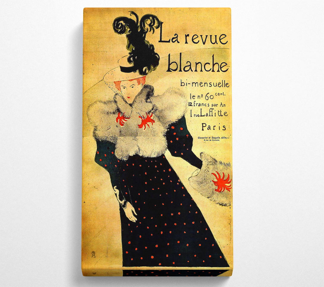  A Canvas Print of Toulouse Lautrec La Reveu Blanche Canvas Print