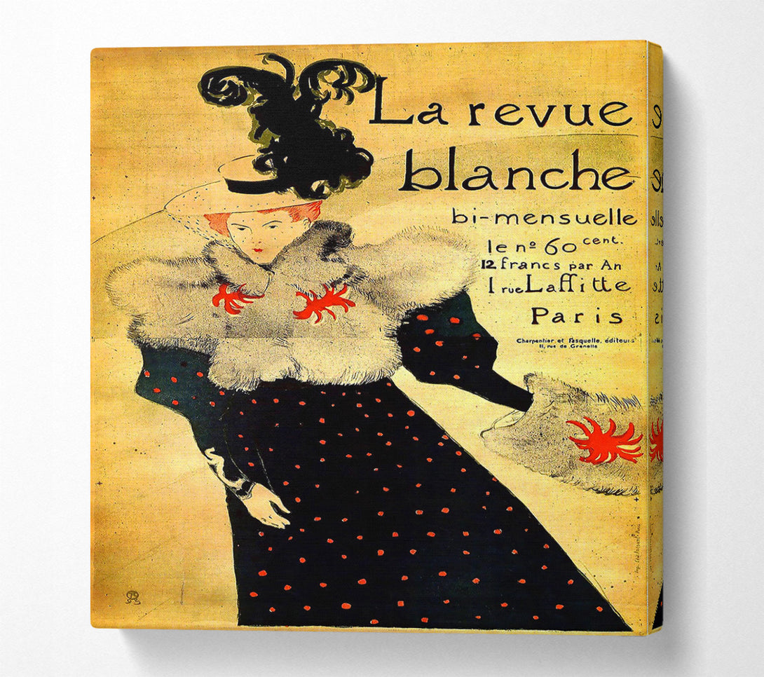  A Canvas Print of Toulouse Lautrec La Reveu Blanche Canvas Print